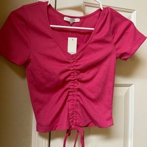 Go Fashion London hot pink shirt